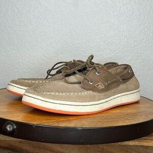 348. Sperry Top Sider Boys Boat Shoes 6
